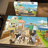 Ein Küstenwanderprozzel -Puzzle 1000 Stücke